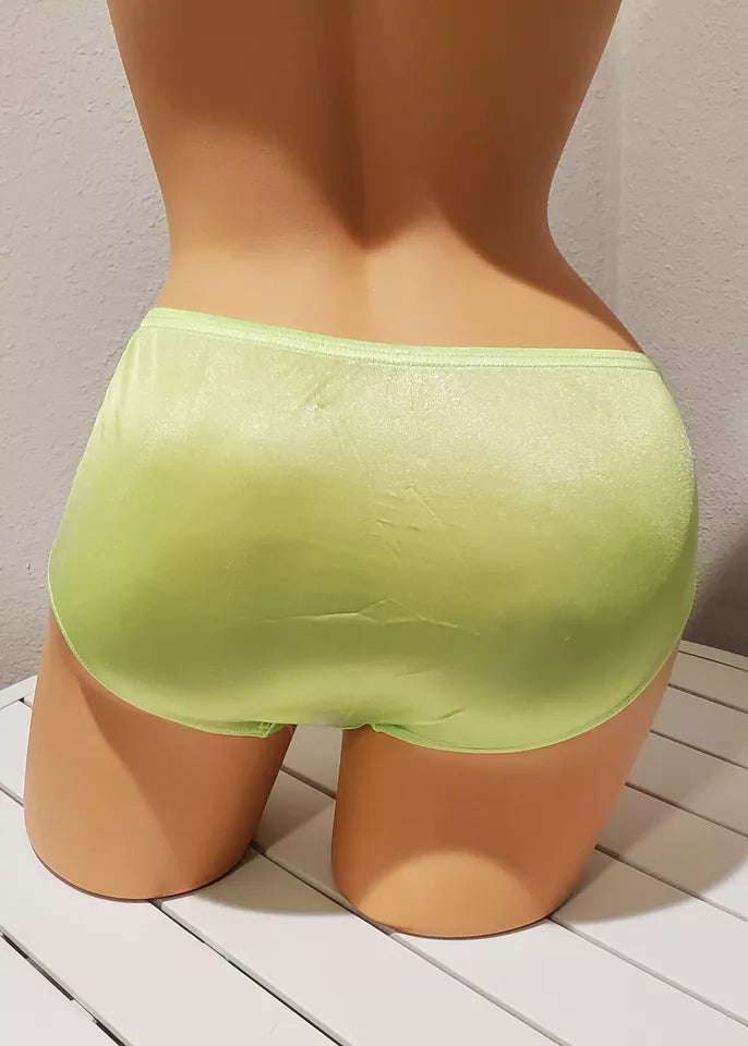 Shadowline Bikini Panty Lace GREEN 11182 Harlequin - Star Vintage & More