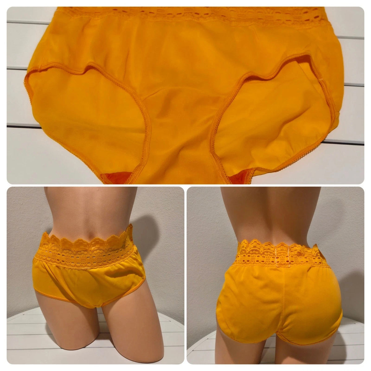 Olga Secret Hug Full Coverage Brief Panty Nylon Fizzlet Orange
