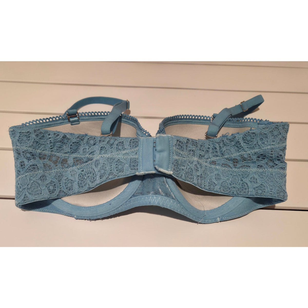 Victoria's Secret Dream Angels Multiway Bra 32C Sky Blue Rhinestone Rare Color