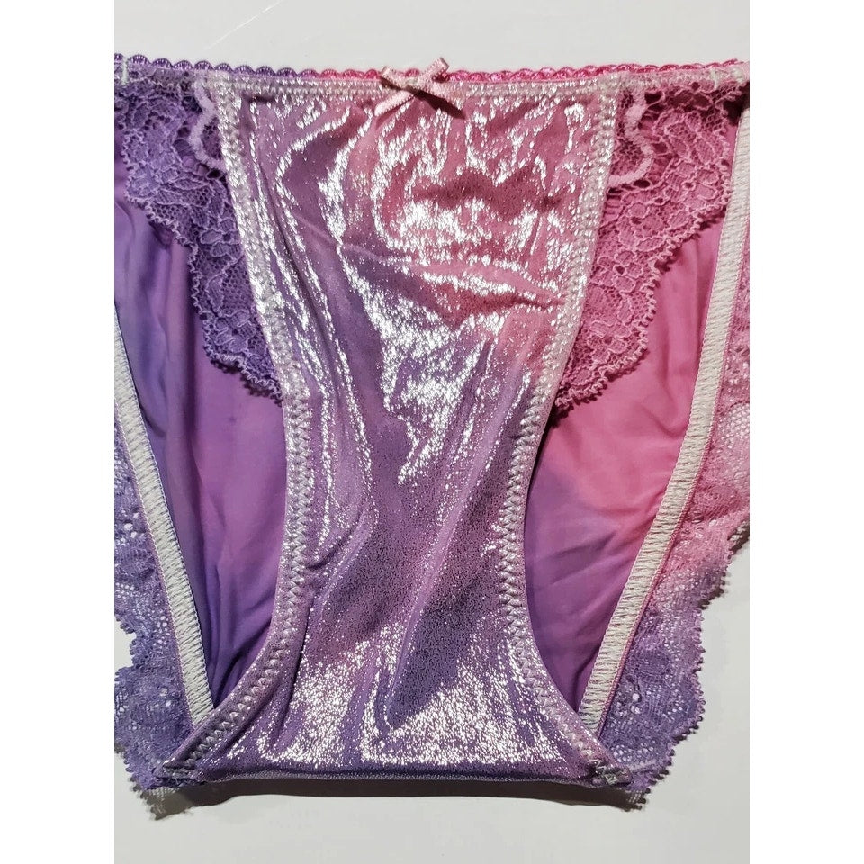 Victoria's Secret Dream Angels String Bikini Panty Ombre Blueberry Side Kick XS - Star Vintage & More