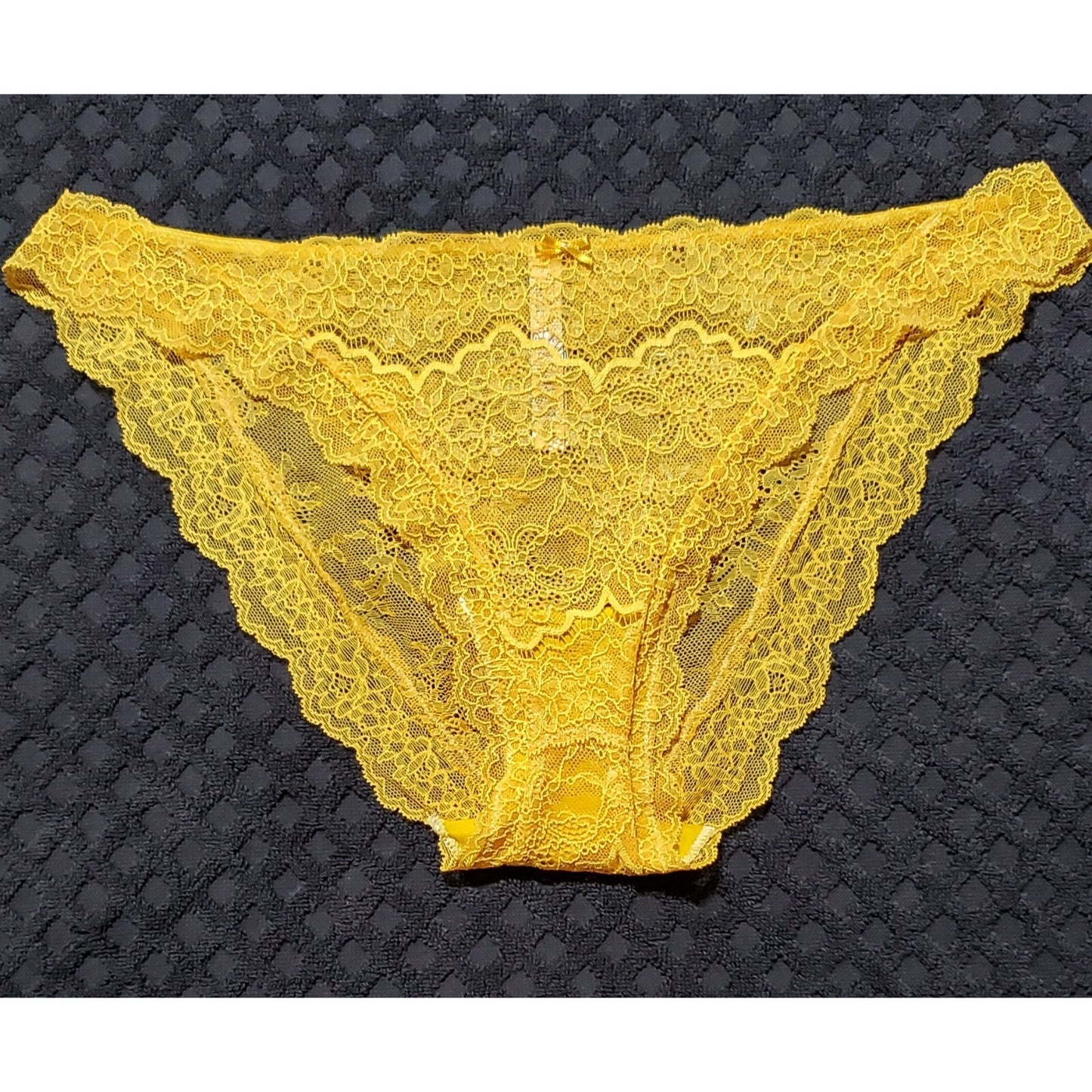 Victoria's Secret Dream Angels String Bikini Panty Full Cut Tulip Yellow 8/XL