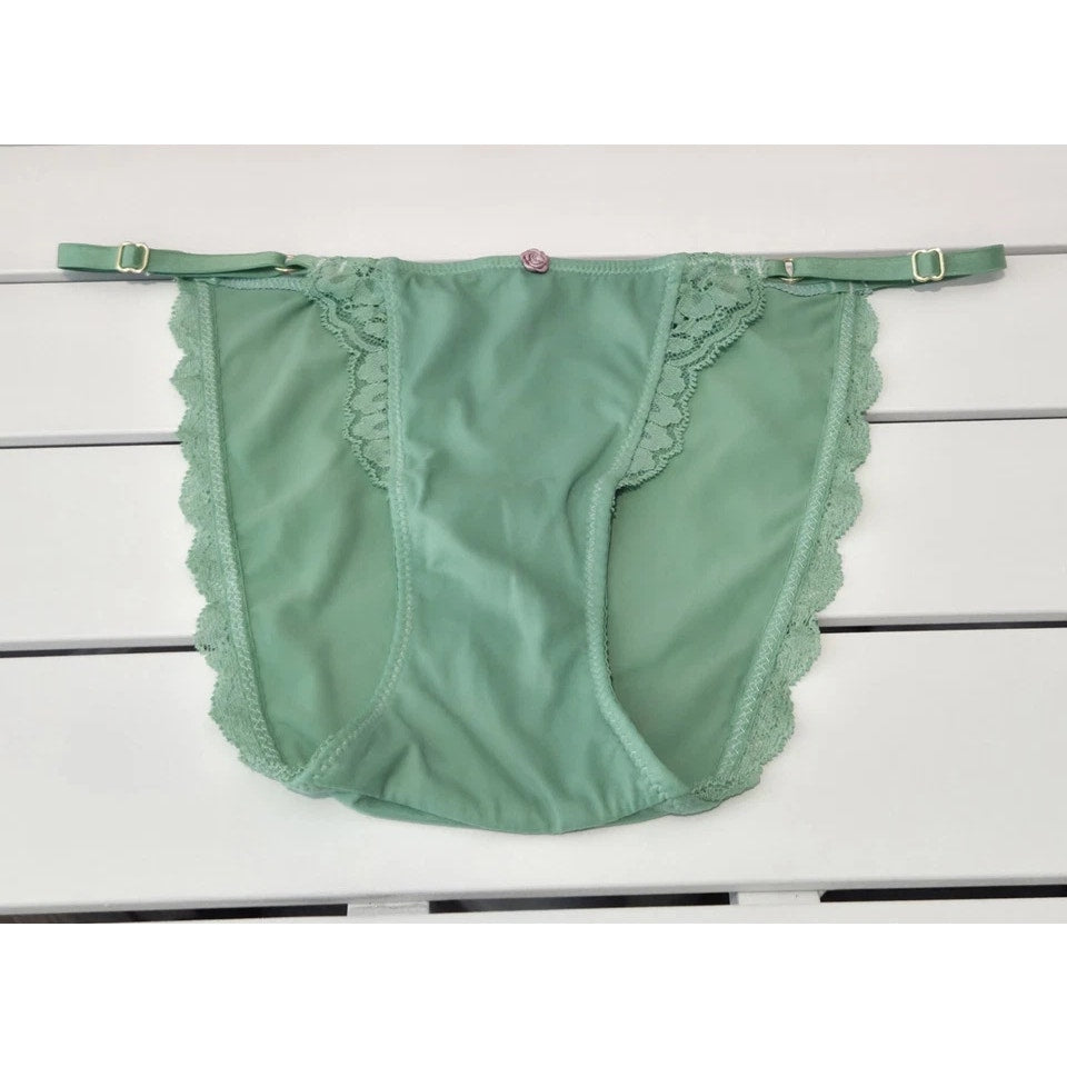 Victoria's Secret Dream Angels Smooth String Bikini Panty Straps Green Popstar 5 - Star Vintage & More