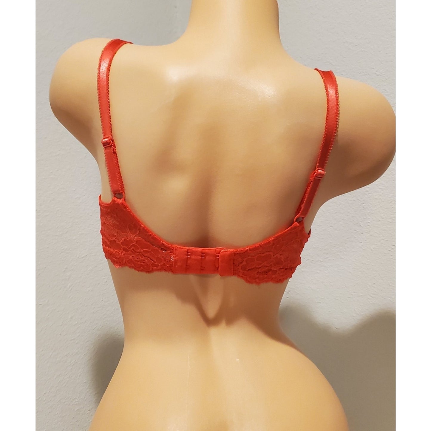 Victoria's Secret Dream Angels Vintage Shine Lace Perfect Coverage Bra Pink 34DD