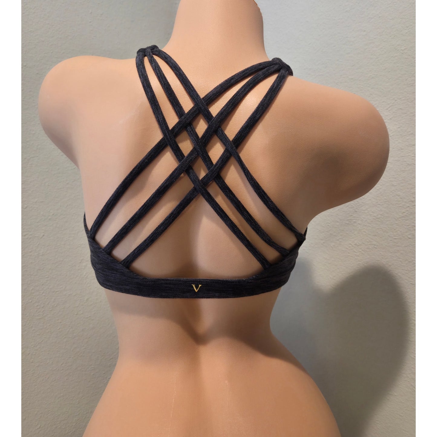 Victoria's Secret Lounge Vintage Bralette Bra Lined Wireless Purple Sz M