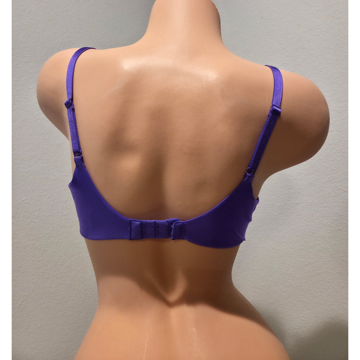 Victoria's Secret Demi Bra Nylon Convertible Straps Bright Purple 36C