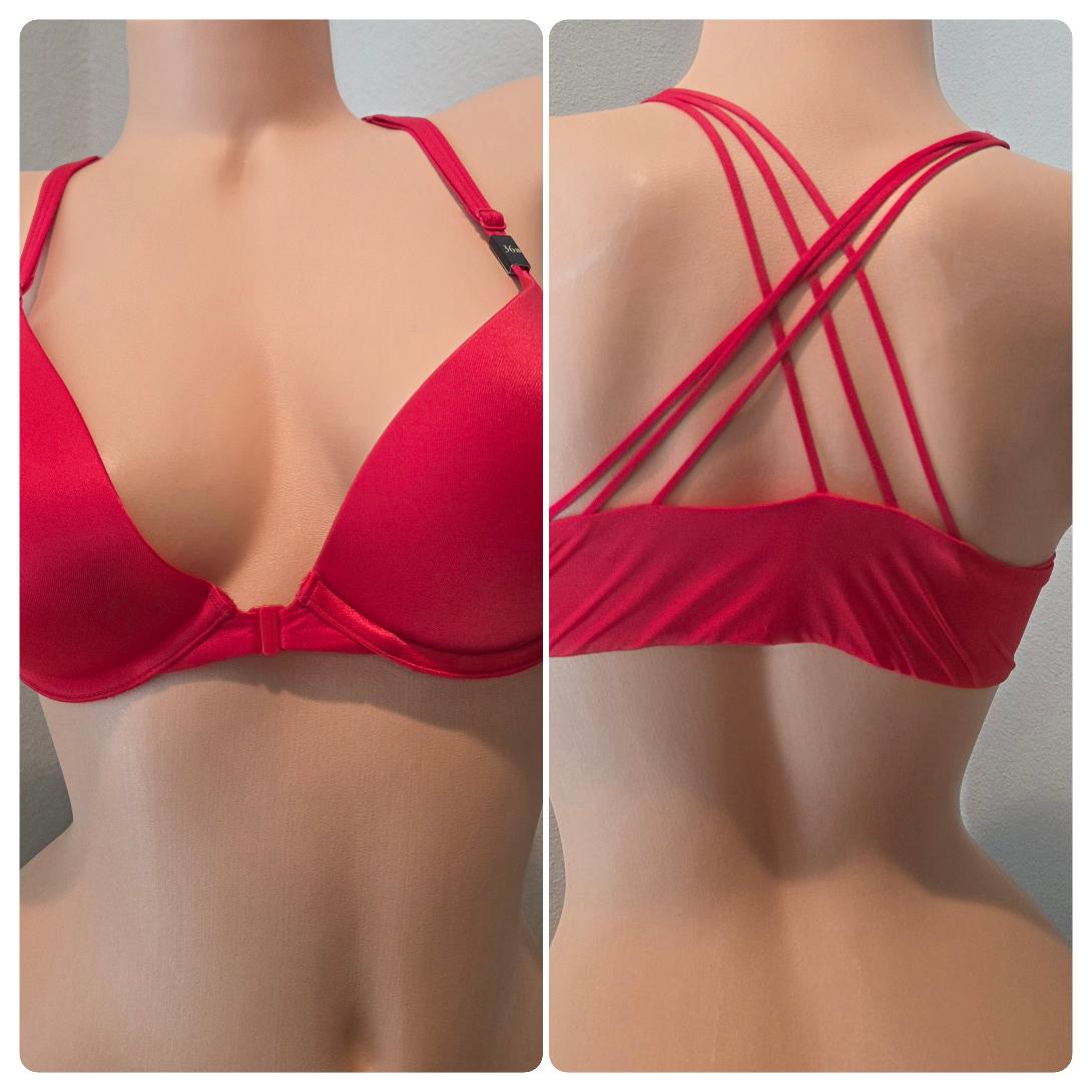 Victoria's Secret Very Sexy Vintage 2013 Push Up Bra Strappy Racerback Red 36B NWT - Star Vintage & More