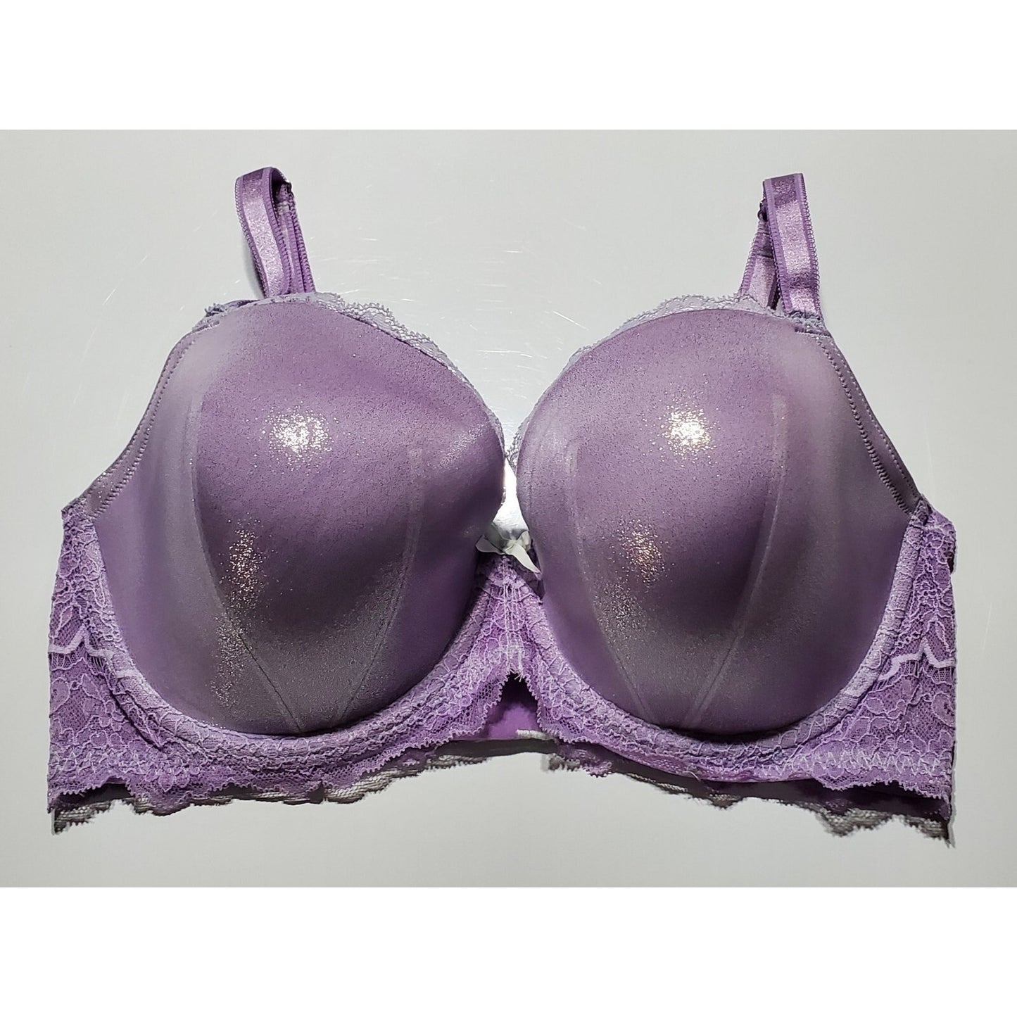 Victoria's Secret Dream Angels Bra & String Bikini Set 36DD 6/M PURPLE Glacier