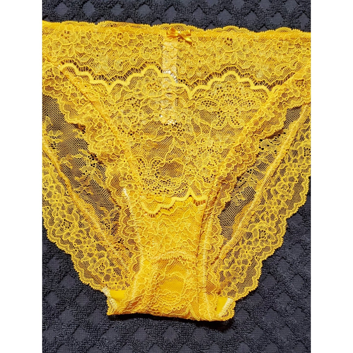 Victoria's Secret Dream Angels String Bikini Panty Full Cut Tulip Yellow 8/XL