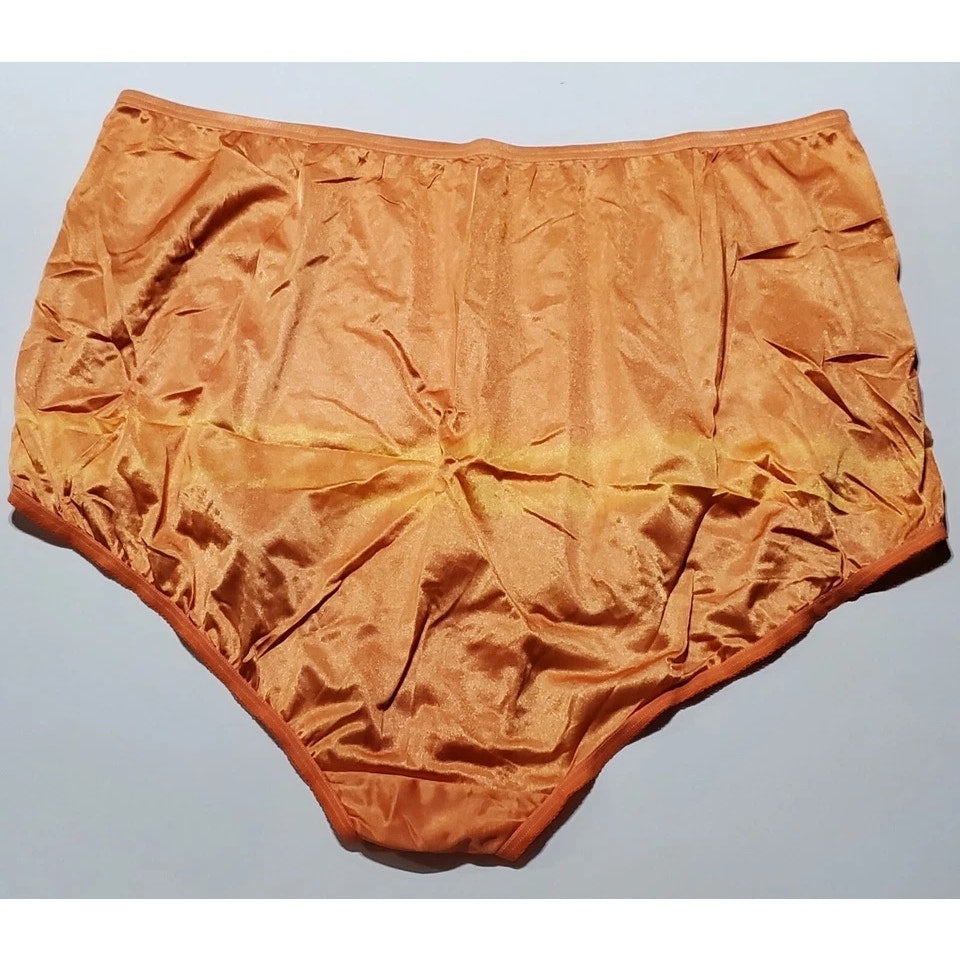 Vanity Fair Lace Nouveau Nylon Full Cut Panty Rainbow Shift Cantaloupe 11/4XL
