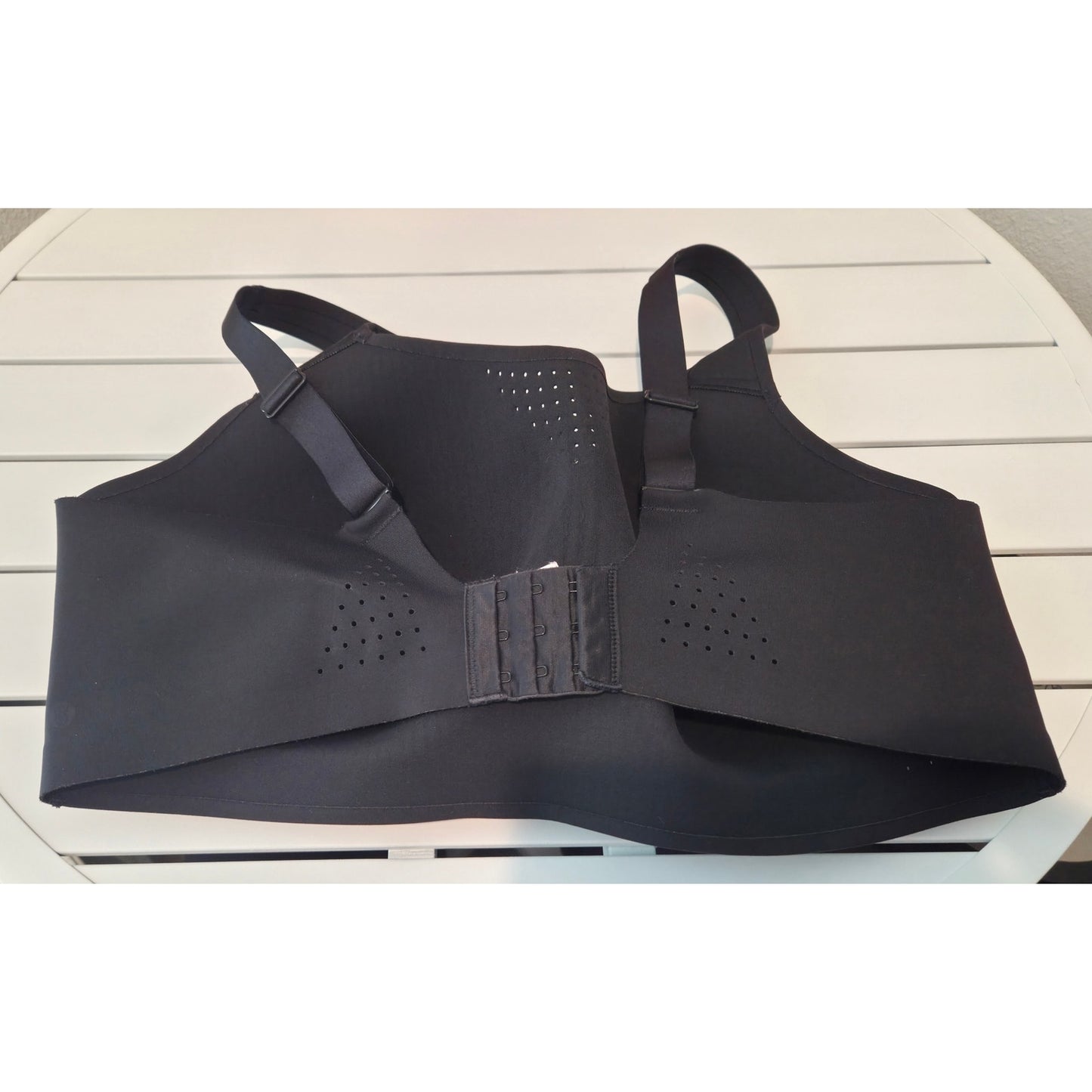 Victoria's Secret Sports Bra Perforated Mesh Black Size 40DD