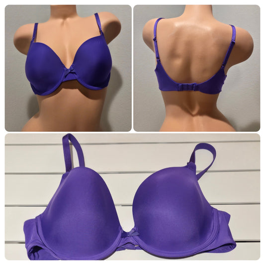 Victoria's Secret Demi Bra Nylon Convertible Straps Bright Purple 36C - Star Vintage & More Star Vintage And More LLC