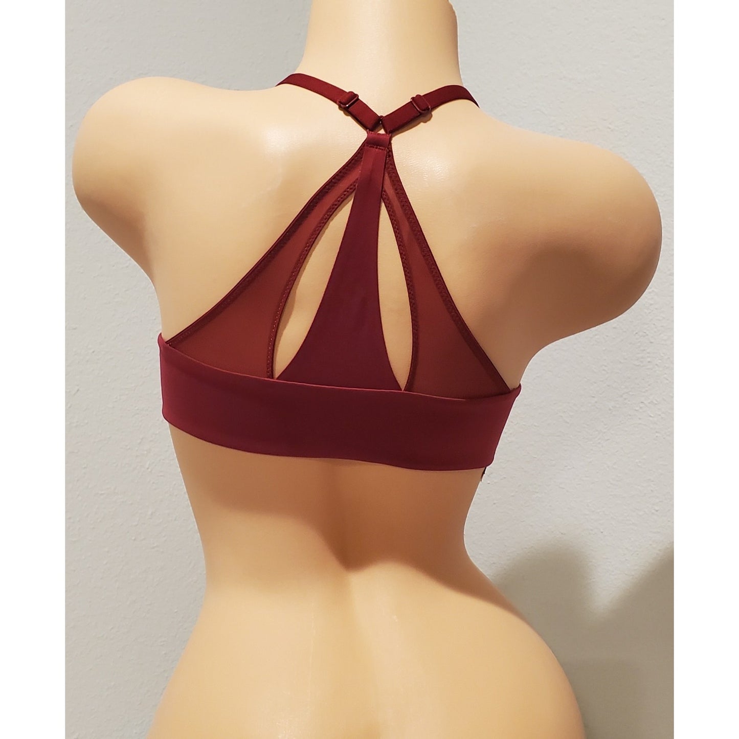 Victoria's Secret Body by Victoria Vintage Perfect Shape Push-Up Bra Maroon 34C