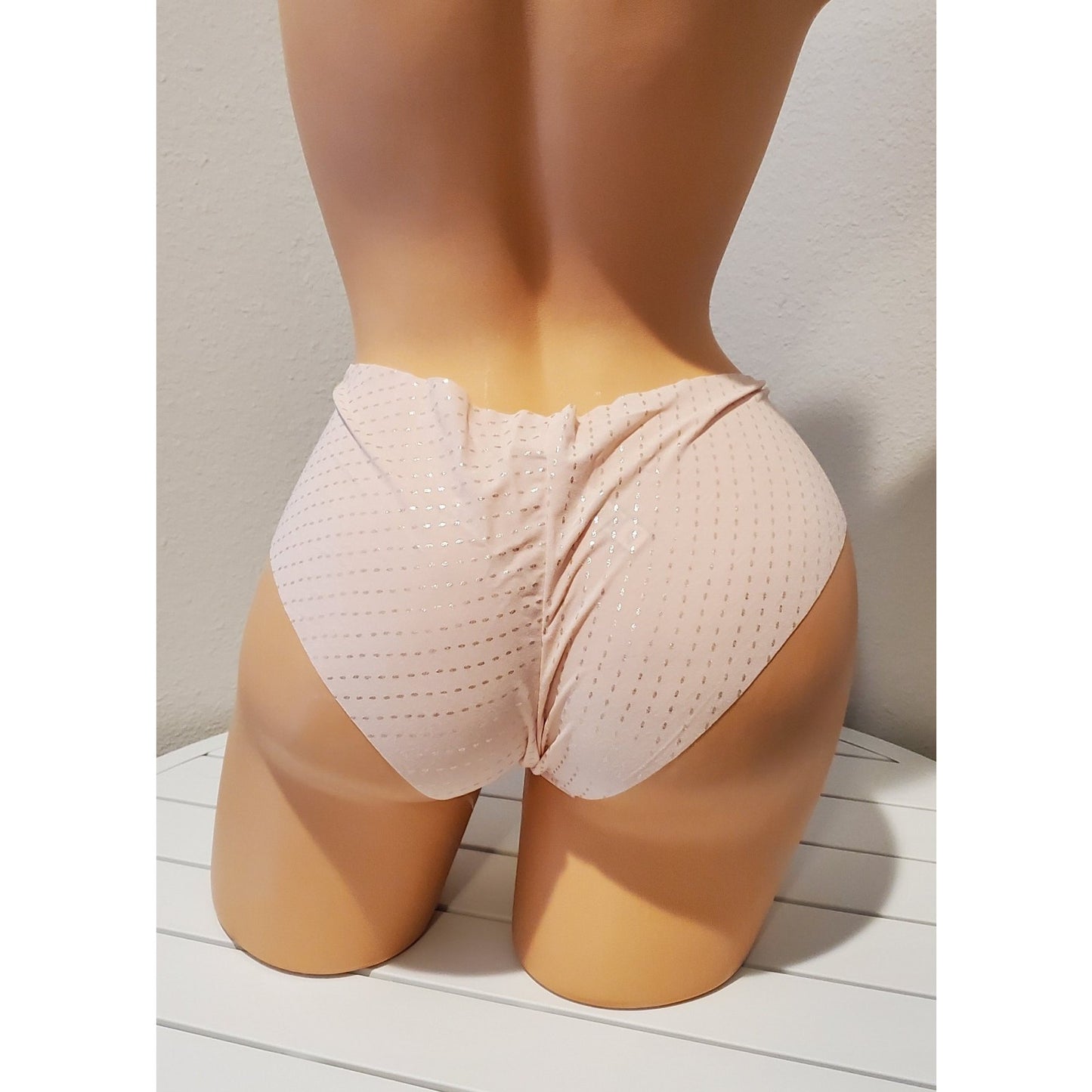 Victoria's Secret Satin Stretch Hip Hugger Bikini Panty Shiny Pink 7/L