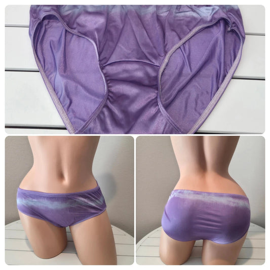 Shadowline 11032 Bikini Panty Shiny Nylon Full Cut Silky Berry Blast 5/S - Star Vintage & More Star Vintage And More LLC