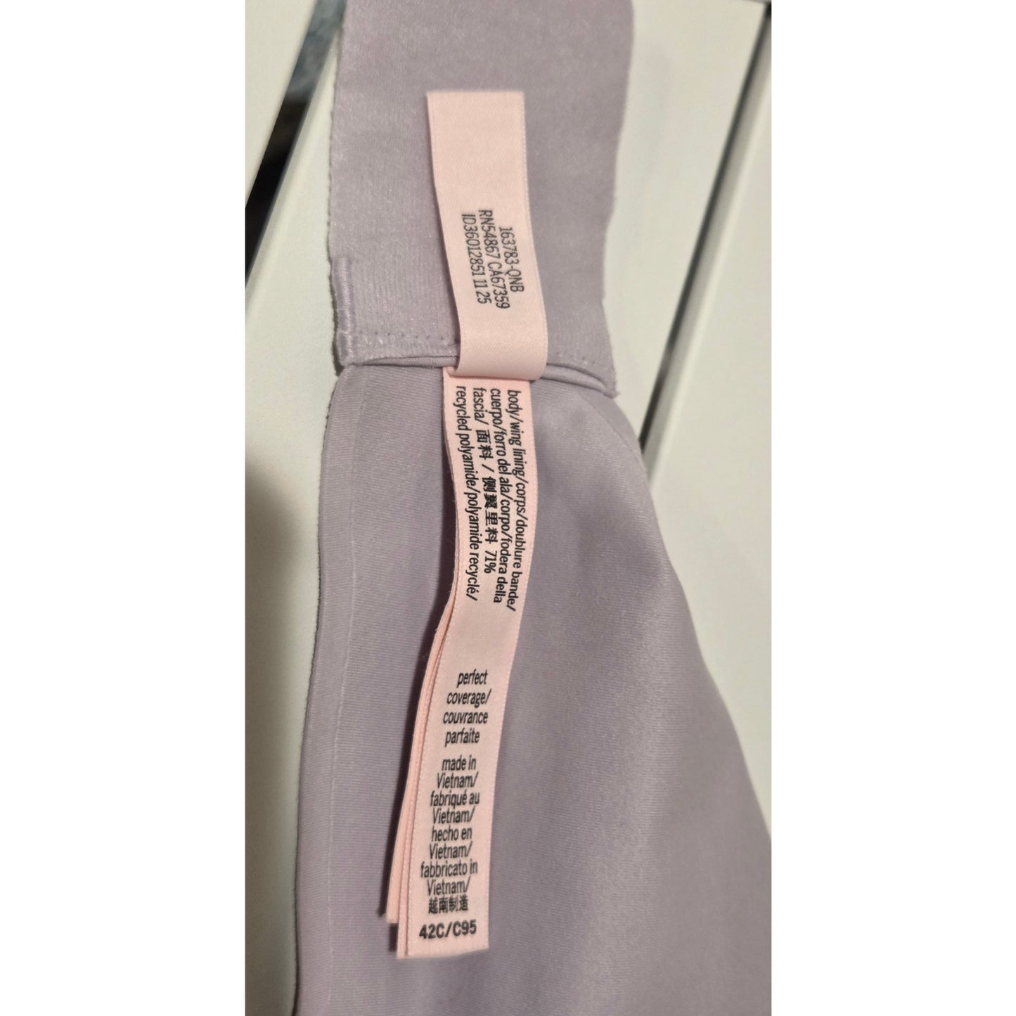 Victoria's Secret Perfect Coverage Full Coverage Bra Purple 42C