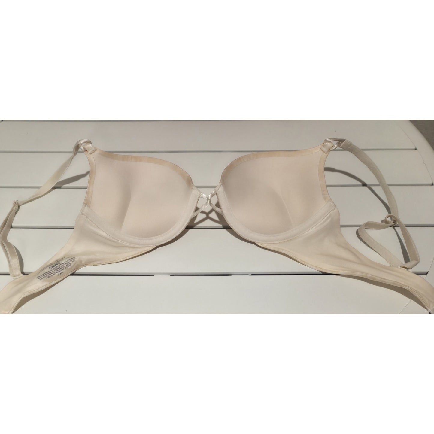 Victoria's Secret Miraculous Plunge Bra Vintage Add 2 Cups Leopard Print 34A