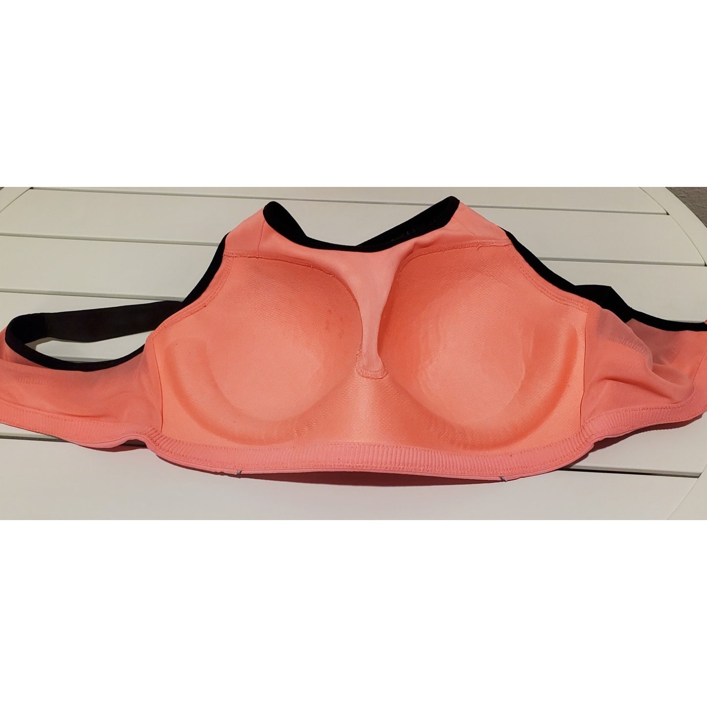 Victoria's Secret VSX Vintage Racerback Sports Bra Pink Black 38C