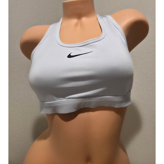 Nike Swoosh Dri-FIT Sports Bra Racerback Wireless Logo Ice Blue Size M - Star Vintage & More Star Vintage And More LLC
