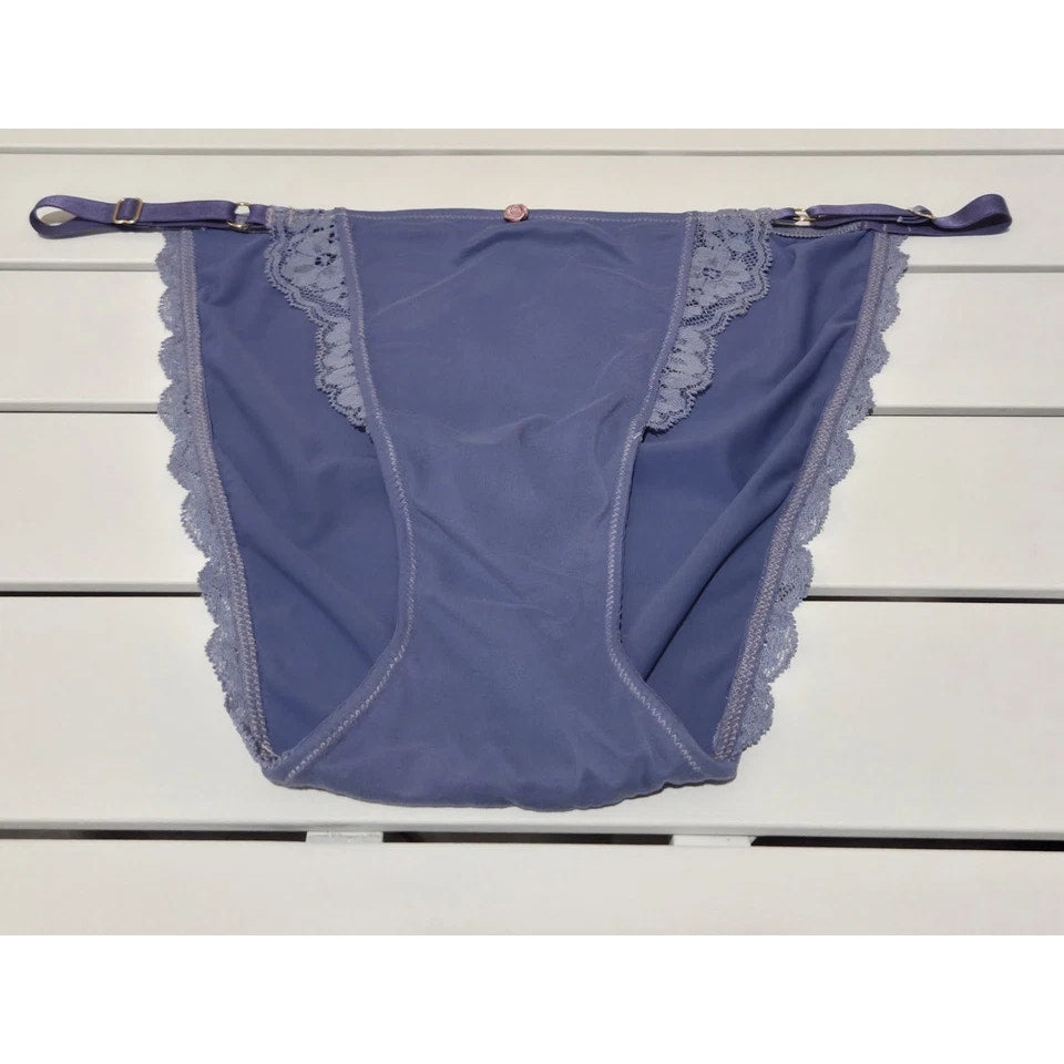 Victoria's Secret Dream Angels Smooth String Bikini Panty Straps Hybrid Purple 8 - Star Vintage & More