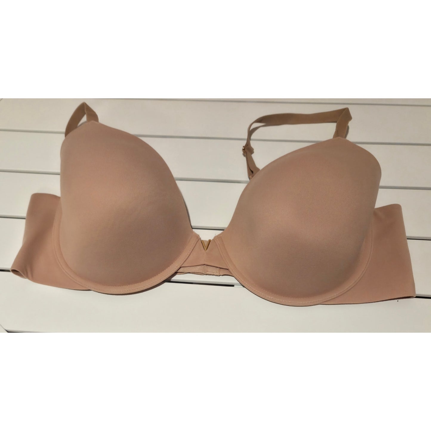 Victoria's Secret Perfect Coverage Bra Full Coverage Nude Beige 42C