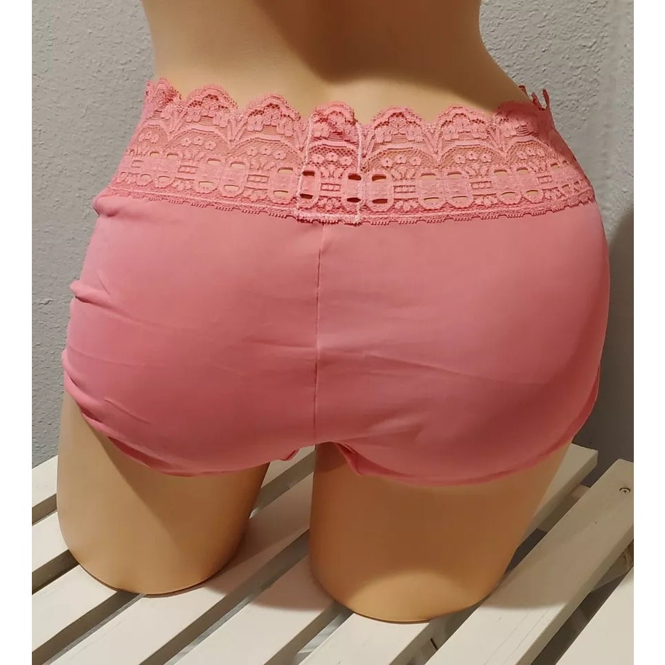 Olga Secret Hug Full Coverage Brief Panty Nylon Silky Icing Pink
