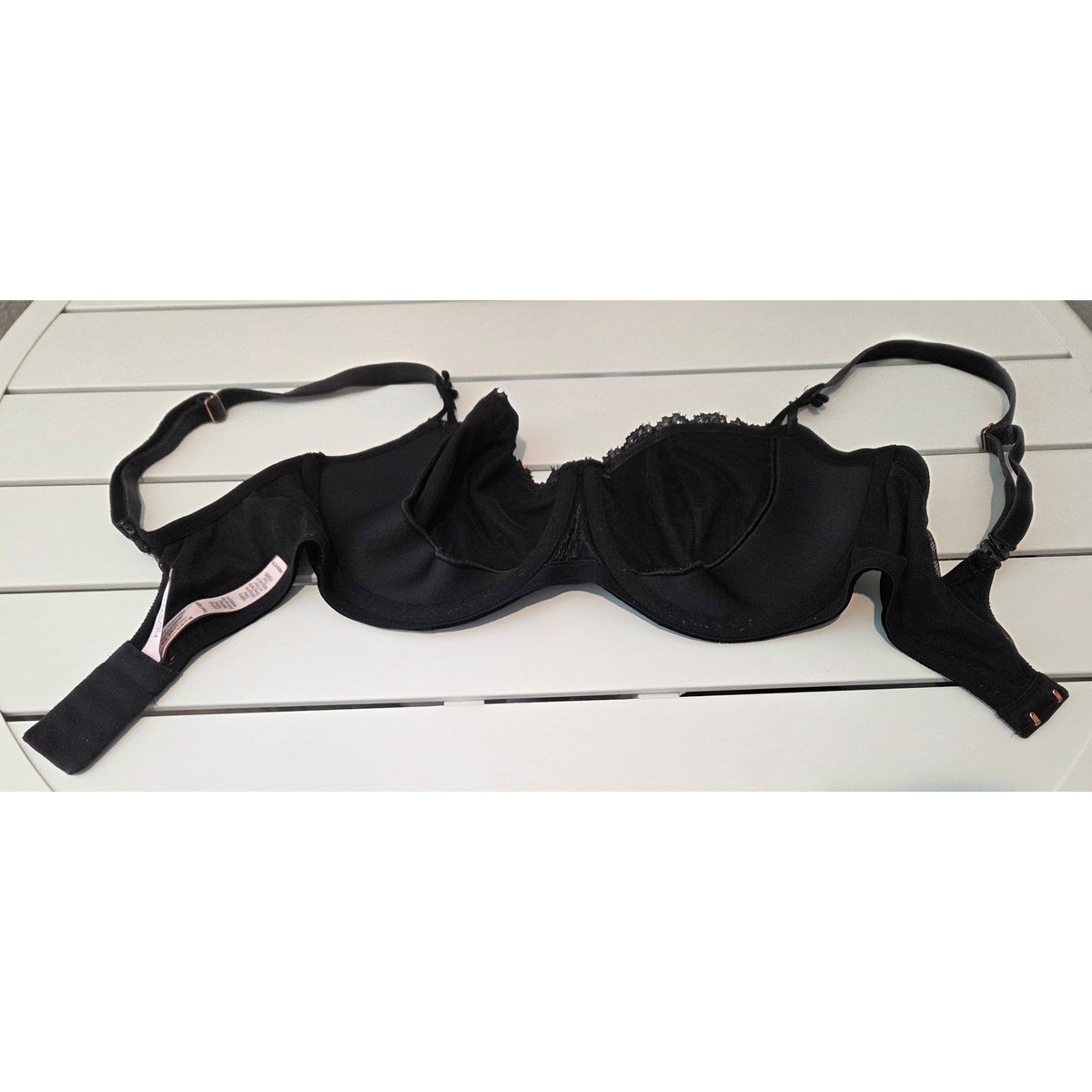 Victoria's Secret Dream Angels Velvet Push Up Unpadded Bra Black 34DD