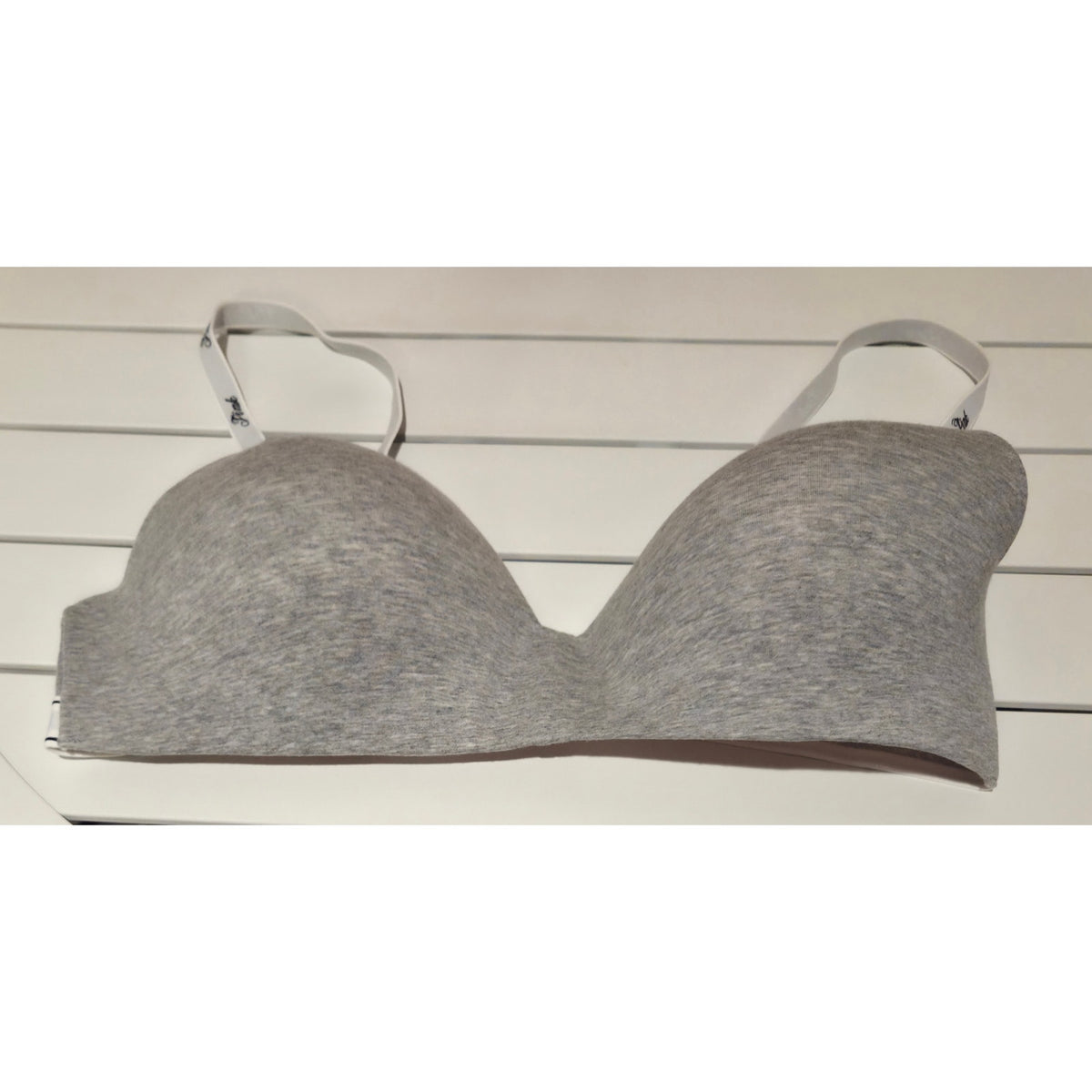 Victoria's Secret PINK Wear Everywhere Cotton Wireless Convertible Bra Gray 38D