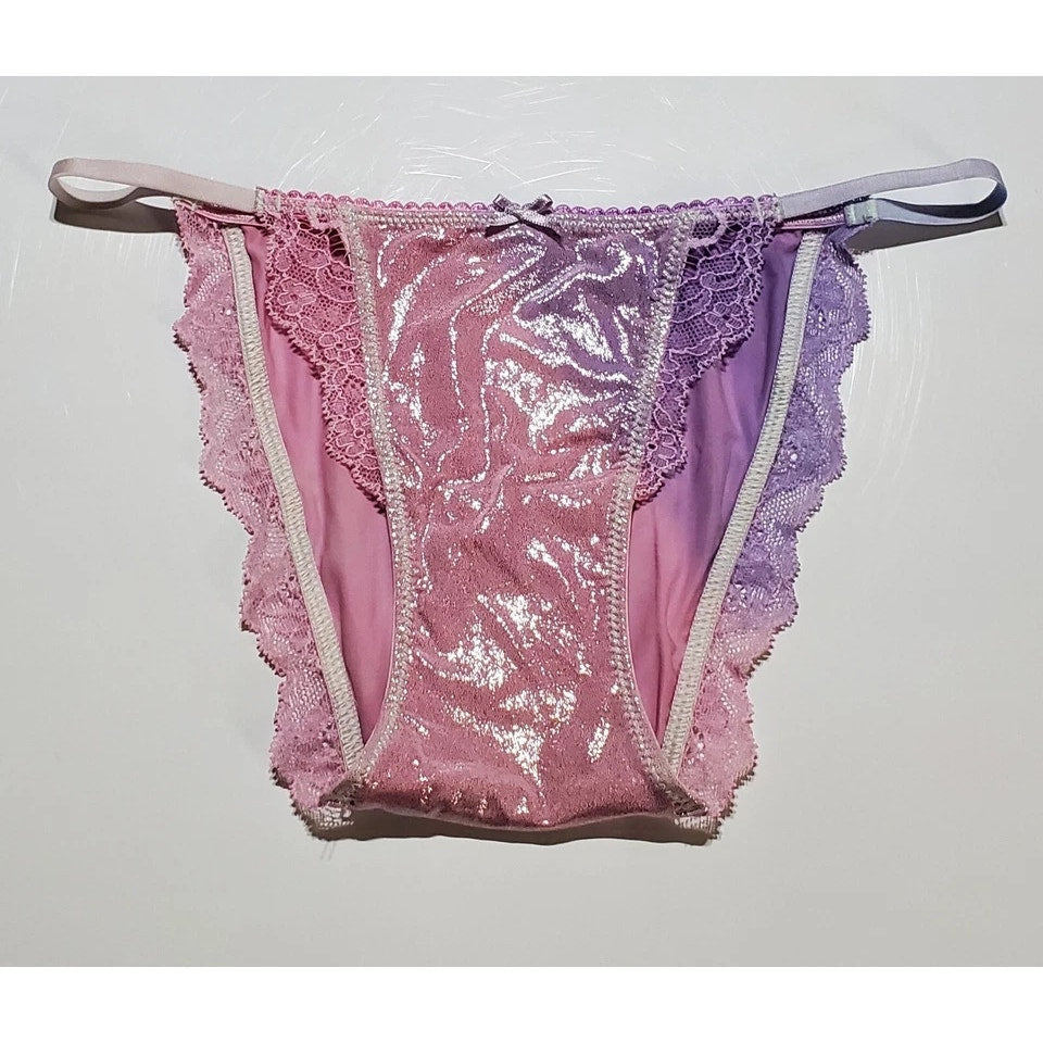 Victoria's Secret Dream Angels String Bikini Panty Ombre Cotton Candy Sidekick XS