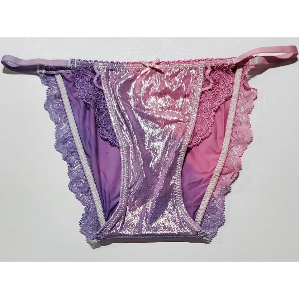 Victoria's Secret Dream Angels String Bikini Panty Ombre Blueberry Side Kick XS - Star Vintage & More