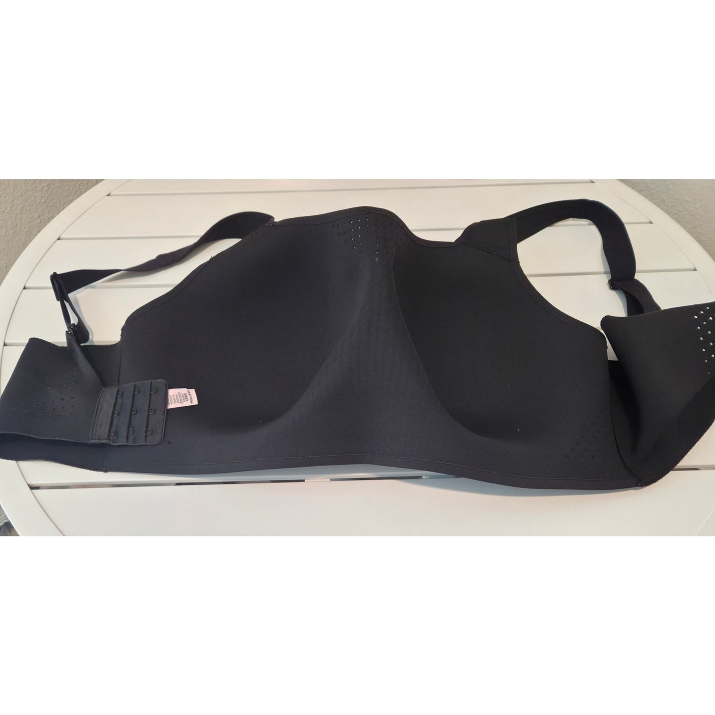 Victoria's Secret Sports Bra Perforated Mesh Black Size 40DD