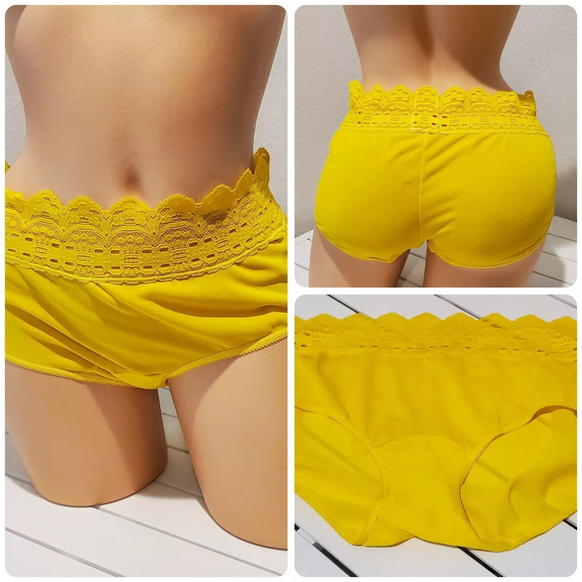 Olga Secret Hug Full Coverage Brief Panty Nylon Carnation Yellow