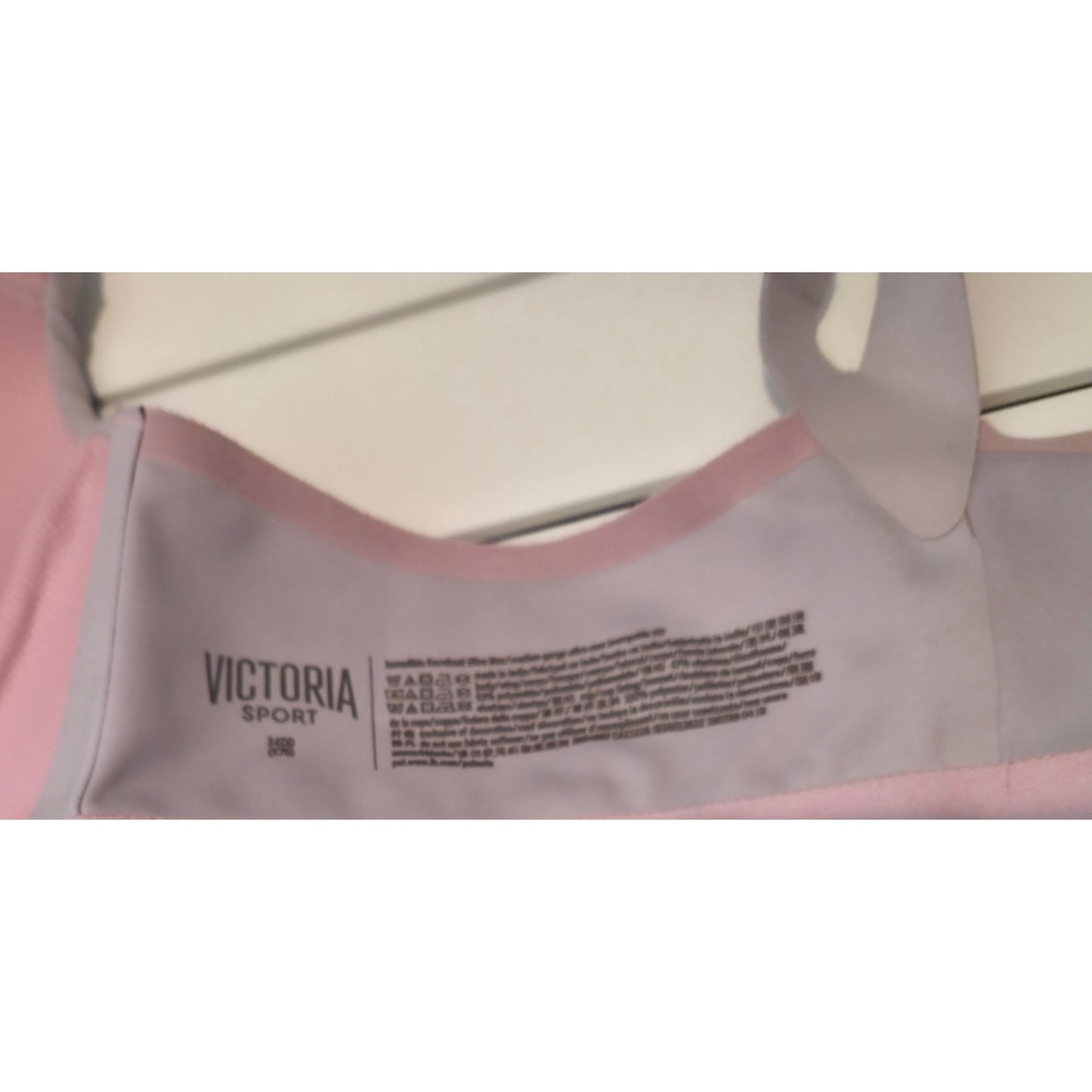 Victoria's Secret Sport Incredible Knockout Ultra Max Bra Gray Pink 34DD