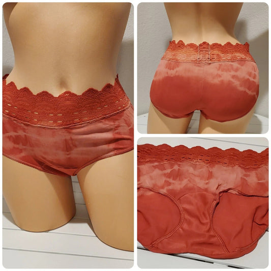 Olga Secret Hug Full Coverage Brief Panty Nylon Silky Cardinal Red Rainbow Shift Star Vintage And More LLC