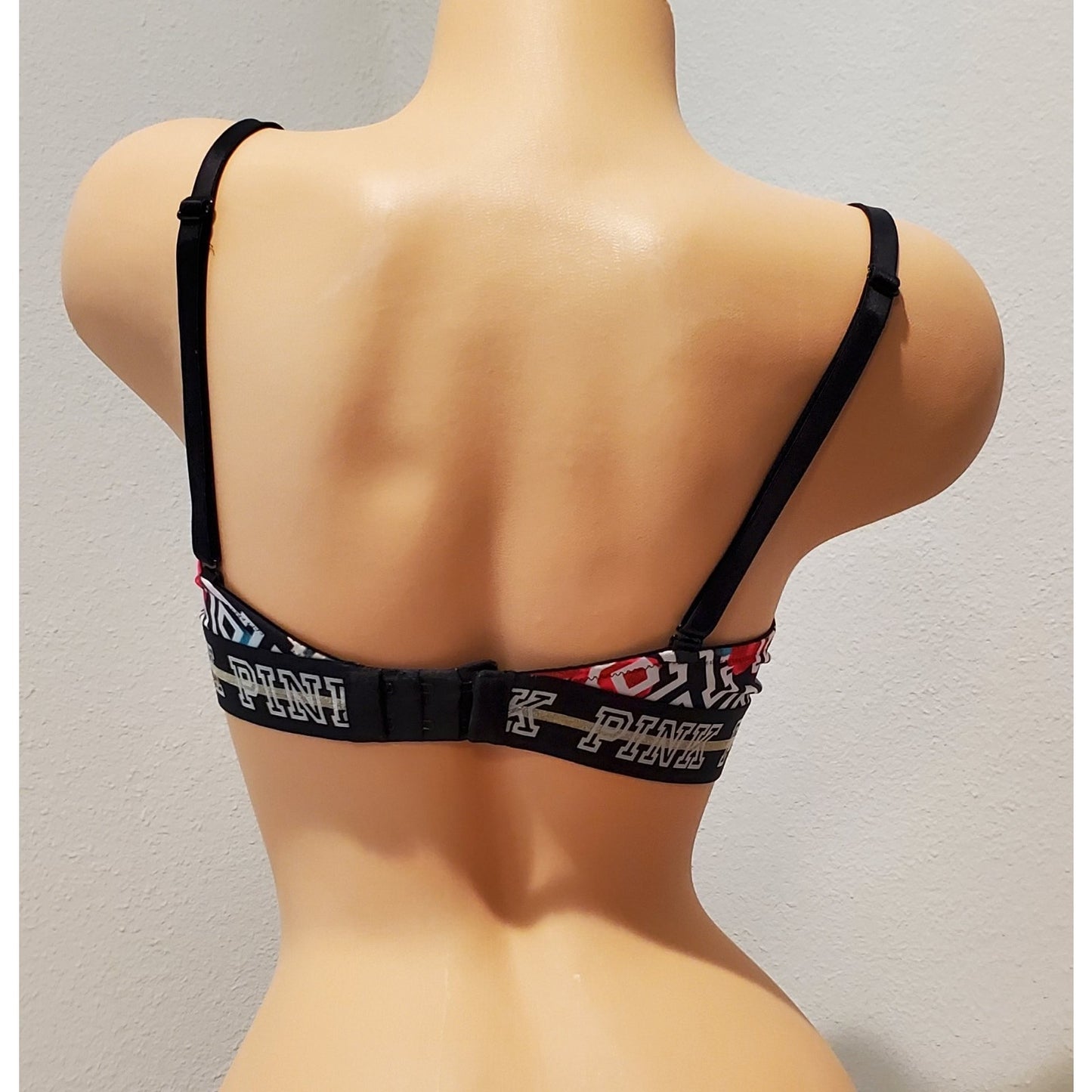 Victoria's Secret PINK Wear Everywhere Wireless Push-Up Bra Floral Print 36C