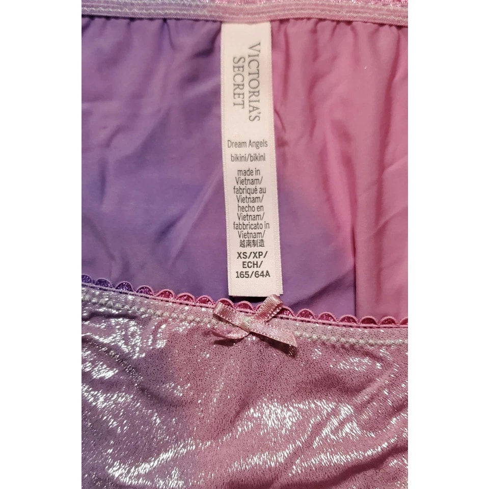 Victoria's Secret Dream Angels String Bikini Panty Ombre Blueberry Side Kick XS - Star Vintage & More