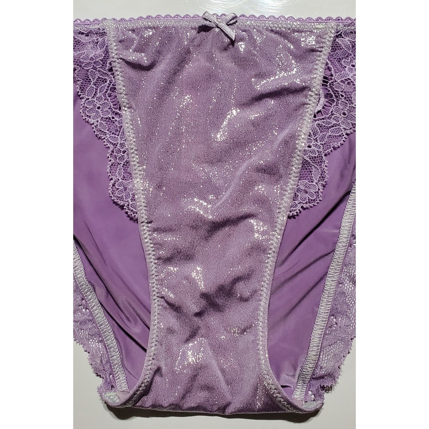 Victoria's Secret Dream Angels Bra & String Bikini Set 36DD 6/M PURPLE Glacier