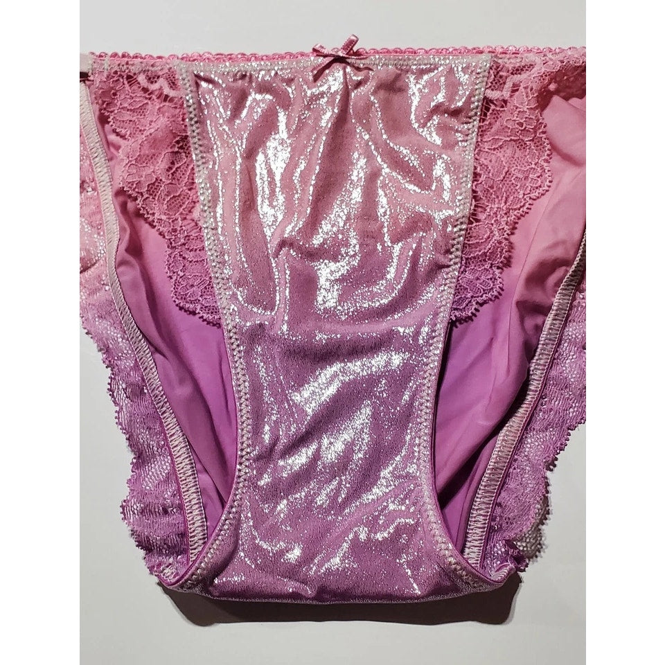 Victoria's Secret Dream Angels String Bikini Panty Ombre Unicorn Pink Purple XS