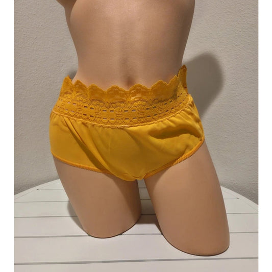 Olga Secret Hug Full Coverage Brief Panty Nylon Fizzlet Orange Star Vintage And More LLC