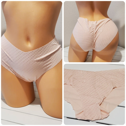 Victoria's Secret Satin Stretch Hip Hugger Bikini Panty Shiny Pink 7/L - Star Vintage & More Star Vintage And More LLC