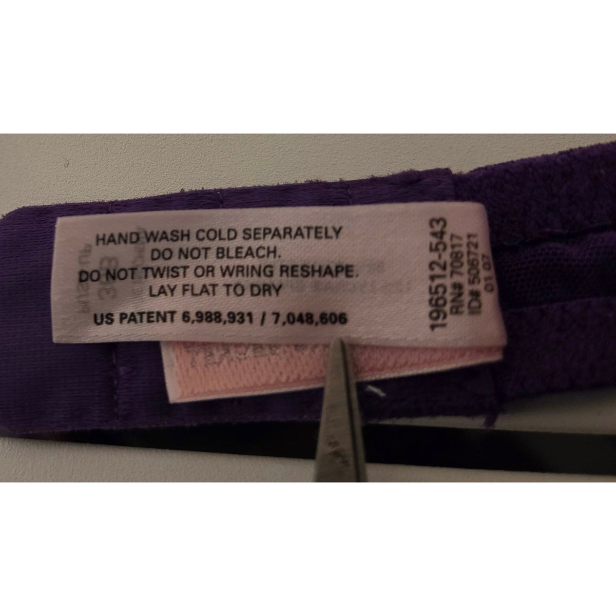 Victoria's Secret Very Sexy Y2K Push Up Bra 36B Purple Padded Underwire