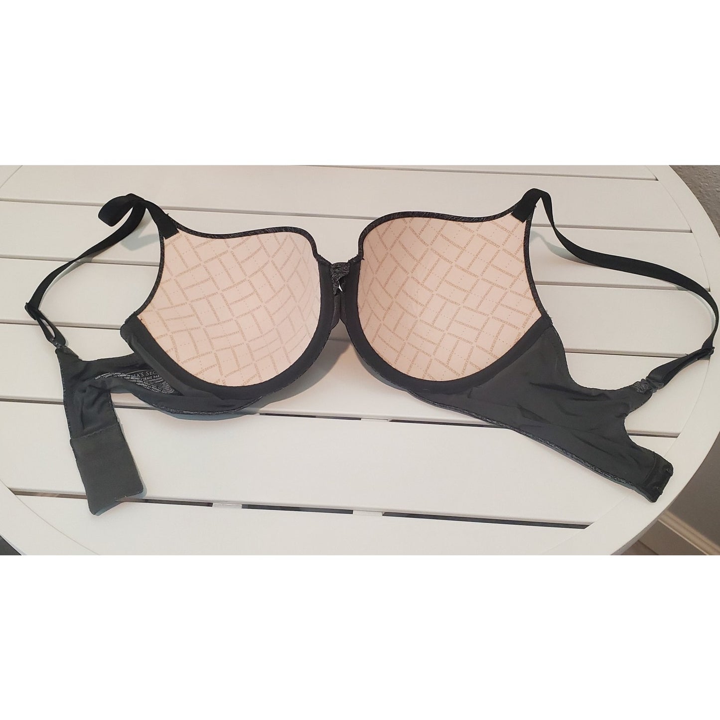 Victoria's Secret Perfect Shape Push-Up Bra Multiway Straps Marl Gray 32DD