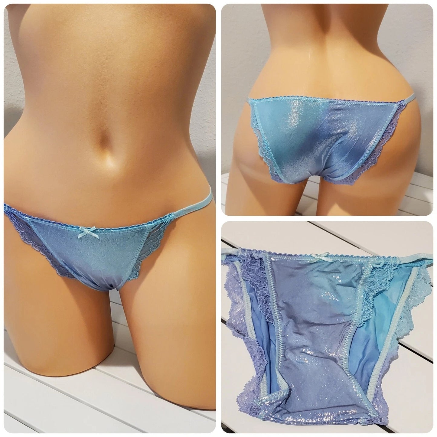 Victoria's Secret Dream Angels String Bikini Panty Ombre Hypnotize Side Kick XS