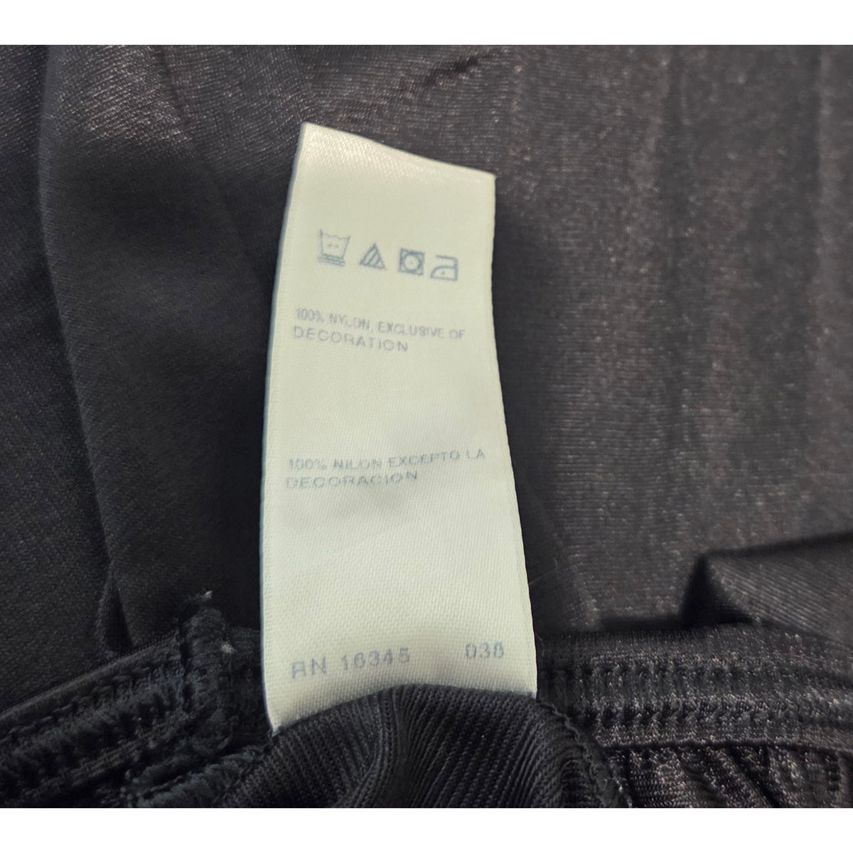 Vassarette Nylon Half Slip Lace Trim Side Slits Black 24" 2XL/46