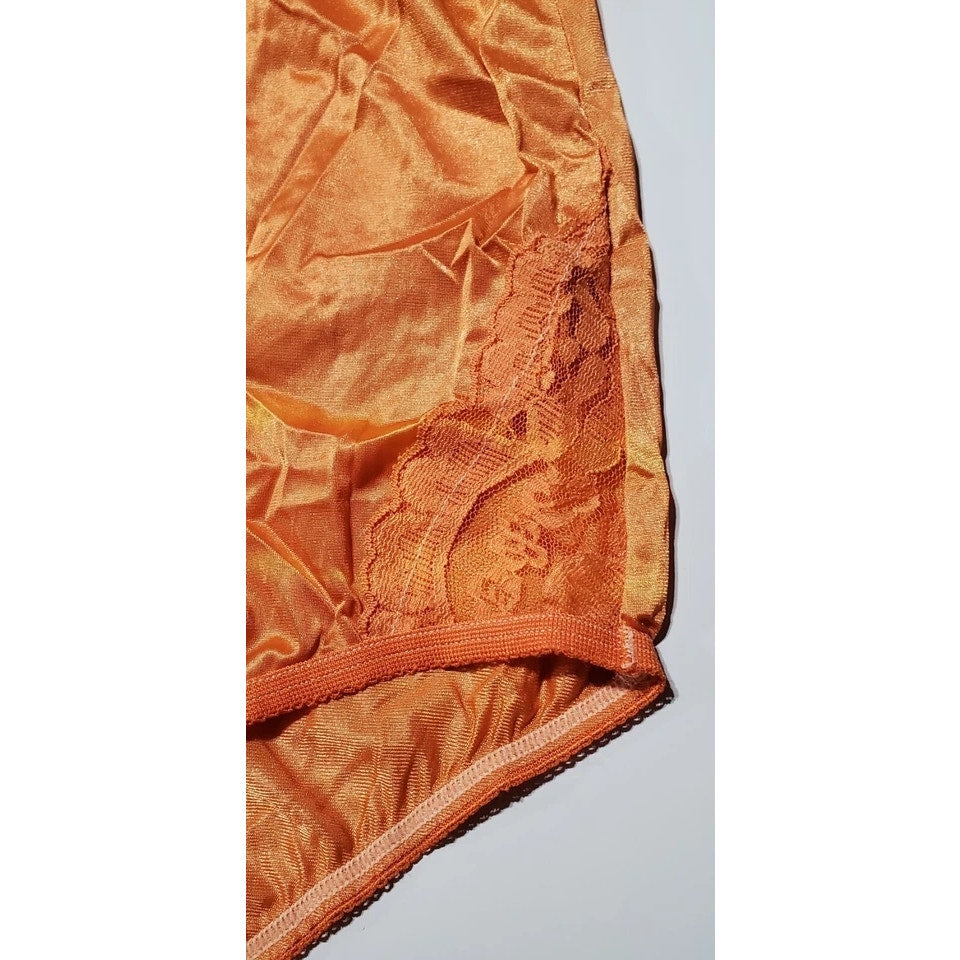 Vanity Fair Lace Nouveau Nylon Full Cut Panty Rainbow Shift Cantaloupe 11/4XL