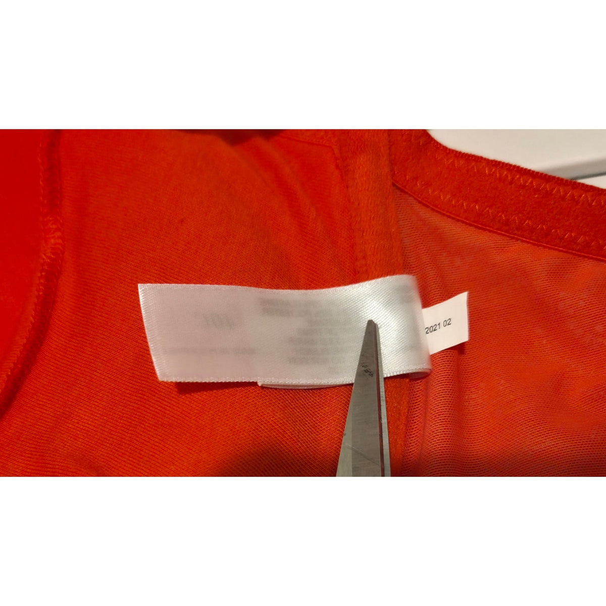 Frederick's of Hollywood Lace Push Up Bra Front Close Racerback Orange 40C