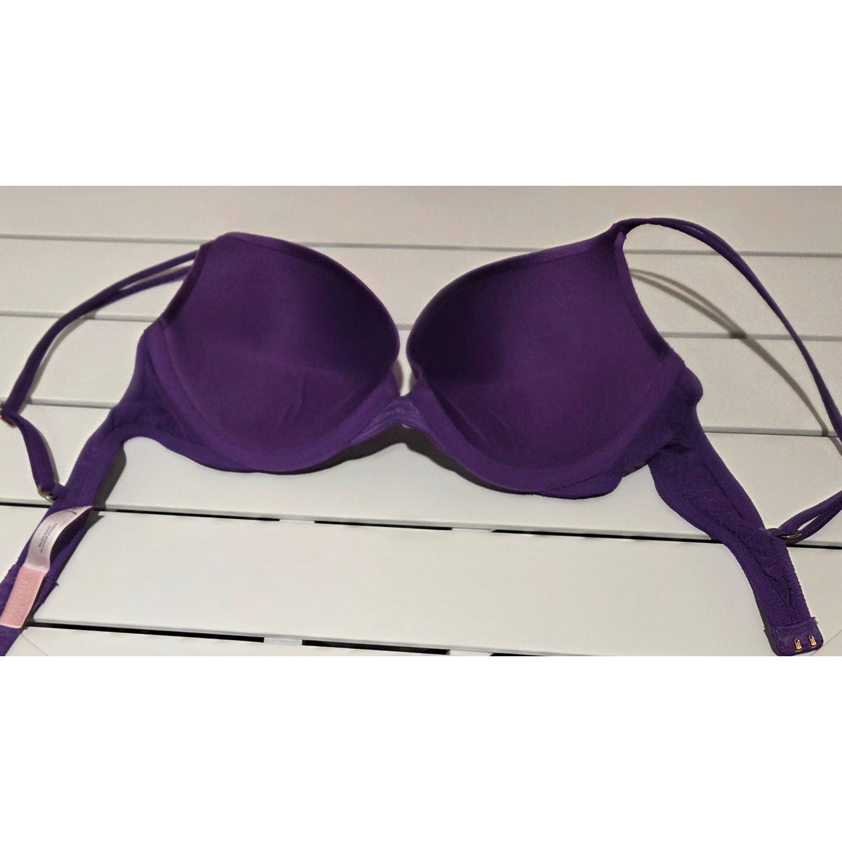 Victoria's Secret Very Sexy Y2K Push Up Bra 36B Purple Padded Underwire