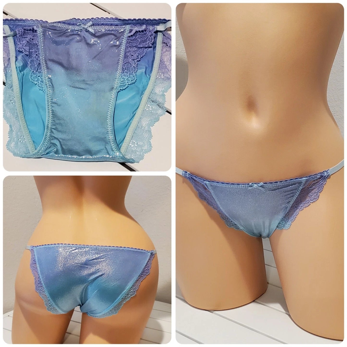 Victoria's Secret Dream Angels String Bikini Panty Ombre Hypnotize Upside Down