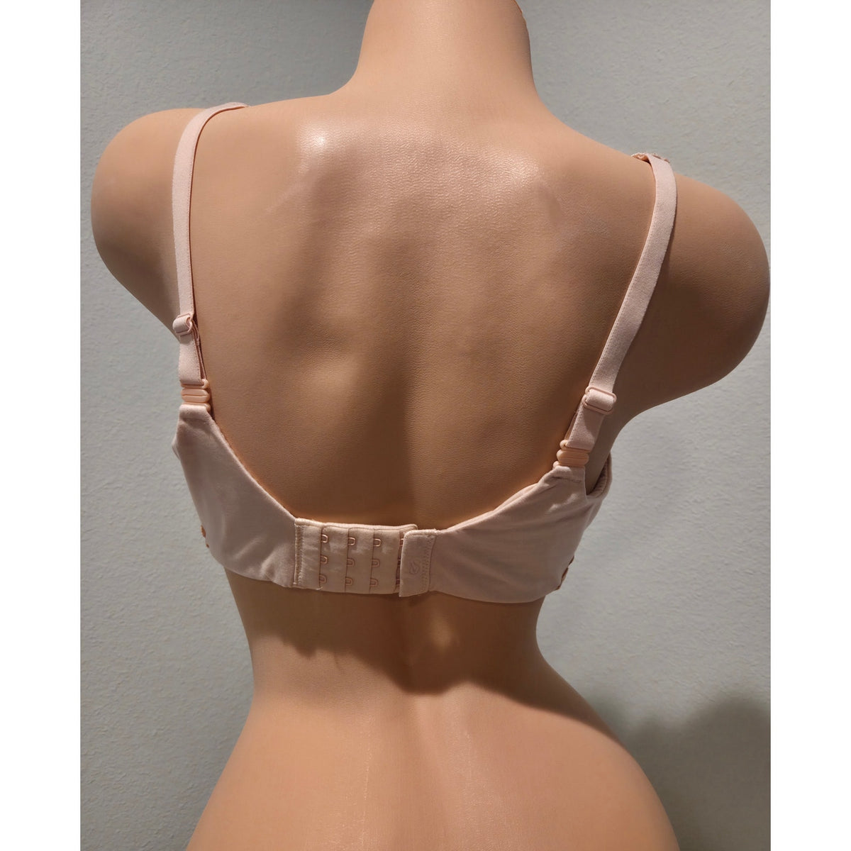 Victoria's Secret Body By Victoria Unlined Demi Bra Floral Lace Peach Pink 36DD