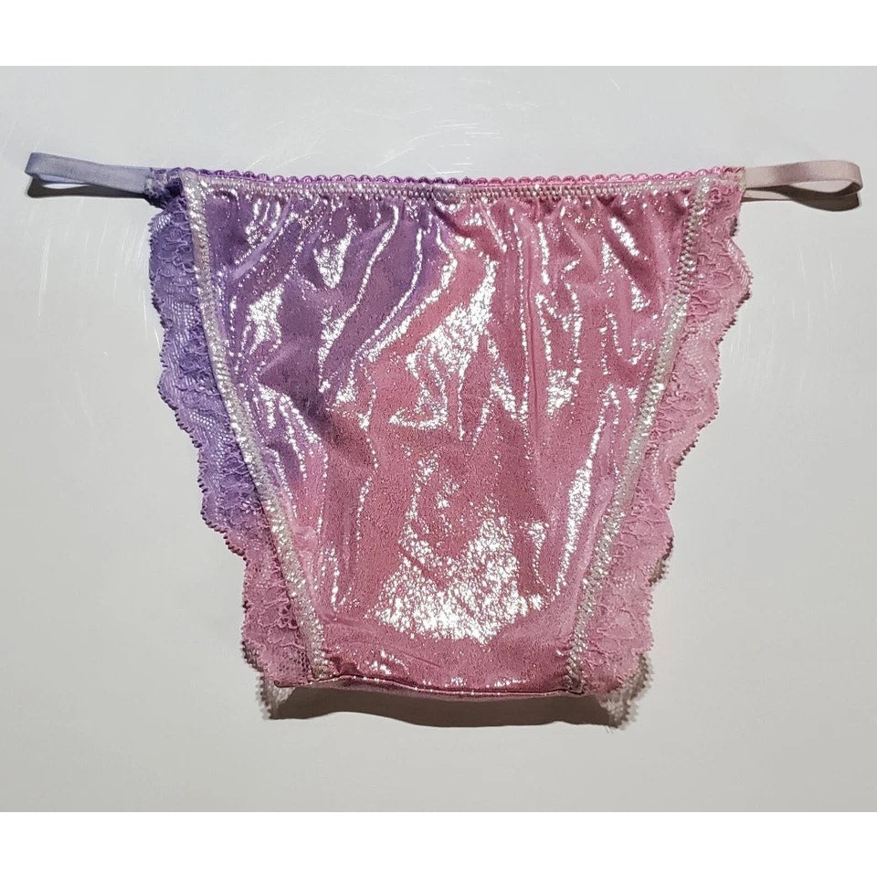 Victoria's Secret Dream Angels String Bikini Panty Ombre Cotton Candy Sidekick XS