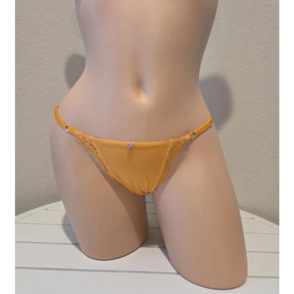 Victoria's Secret Dream Angels Smooth String Bikini Panty Straps Solar Orange 5 - Star Vintage & More
